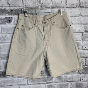 Levi's Vintage 90s Red Tab Denim Jorts Tan Jean Shorts
